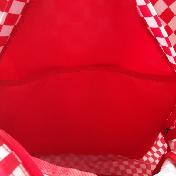 Vans Old Skool Checkerboard Backpack (Red Check) NWT - Picture 7 of 7